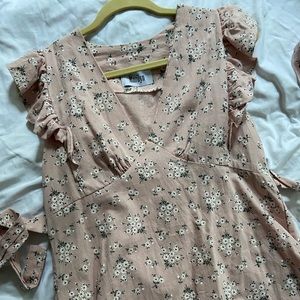 Vintage Ruffle mini dress